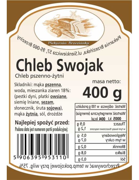 Etykieta pod folie 69x79 Etykieta pod folie 69x79