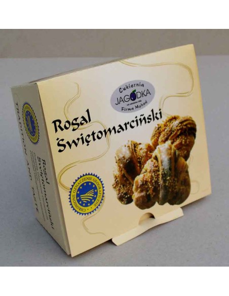 Kartonik skośny 14 x 12 x 7 cm na 1 szt. rogala ok. 240 g Kartonik skośny 14 x 12 x 7 cm na 1 szt. rogala ok. 240 g