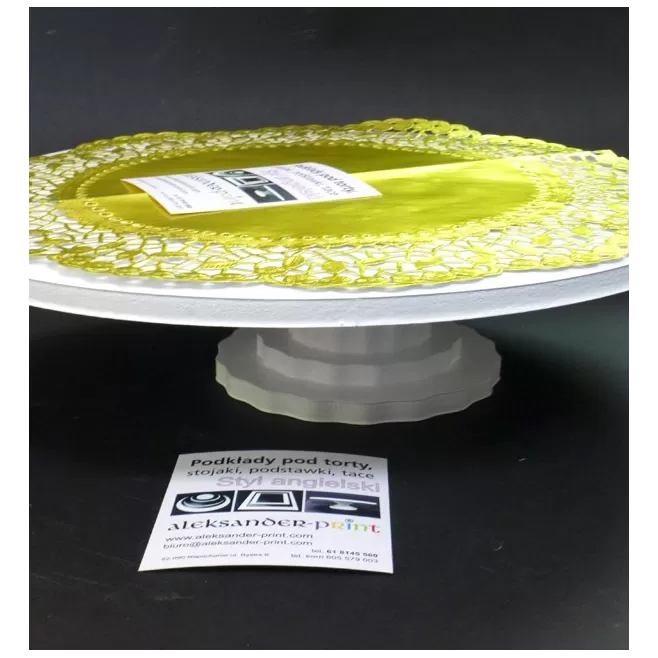 Serwetki złote i srebrne pod tort