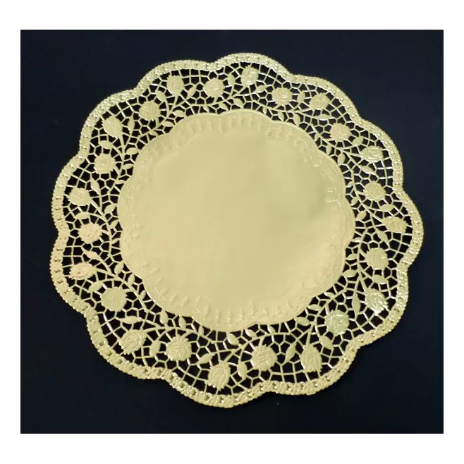 Serwetki złote i srebrne pod tort