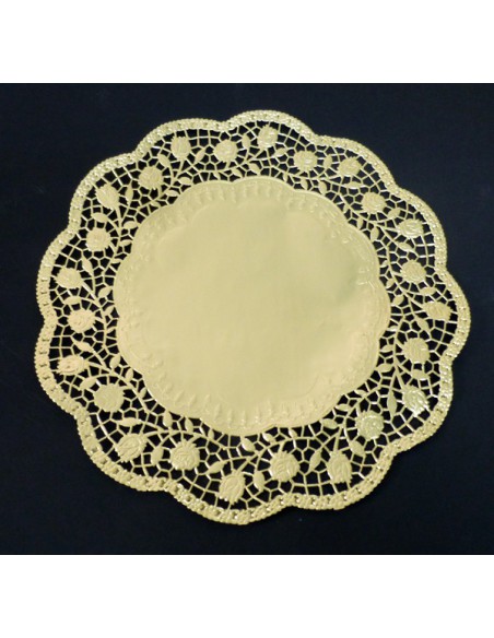 Serwetki złote i srebrne pod tort