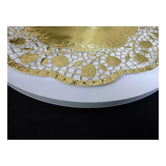 Serwetki złote i srebrne pod tort