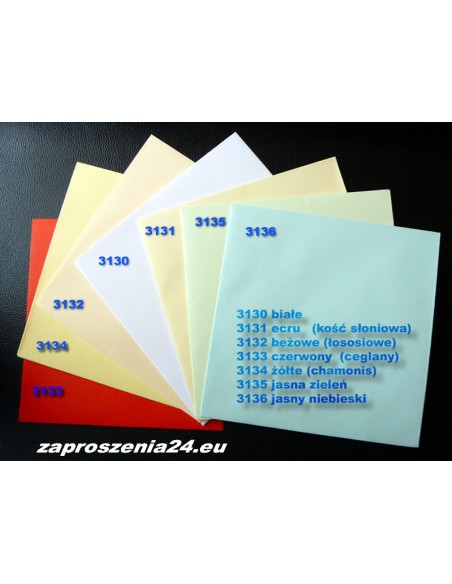 Koperty kolorowe 14 x 14 