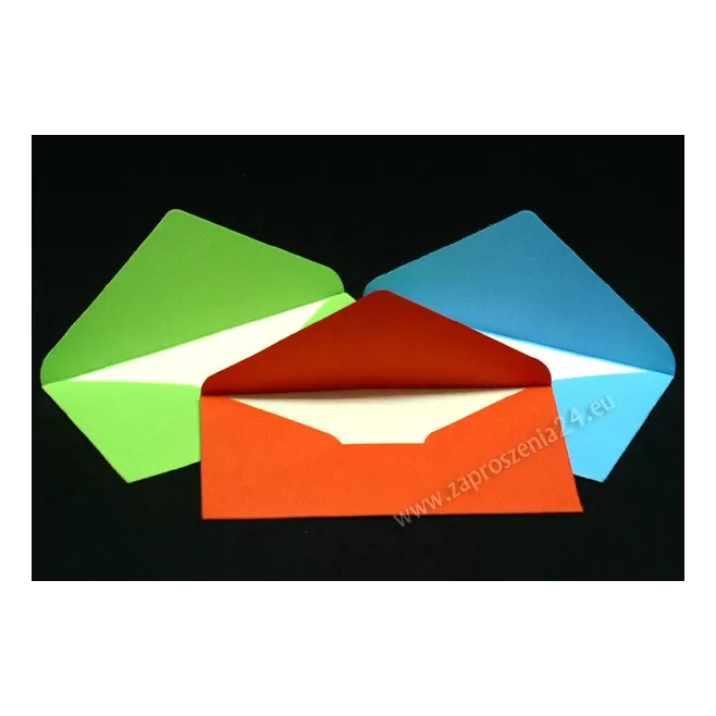 Koperty 9,5 x 5,5 cm CZERWONE