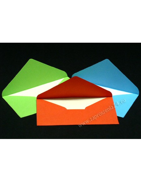 Koperty 9,5 x 5,5 cm CZERWONE