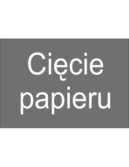 Cięcie papieru Cięcie papieru