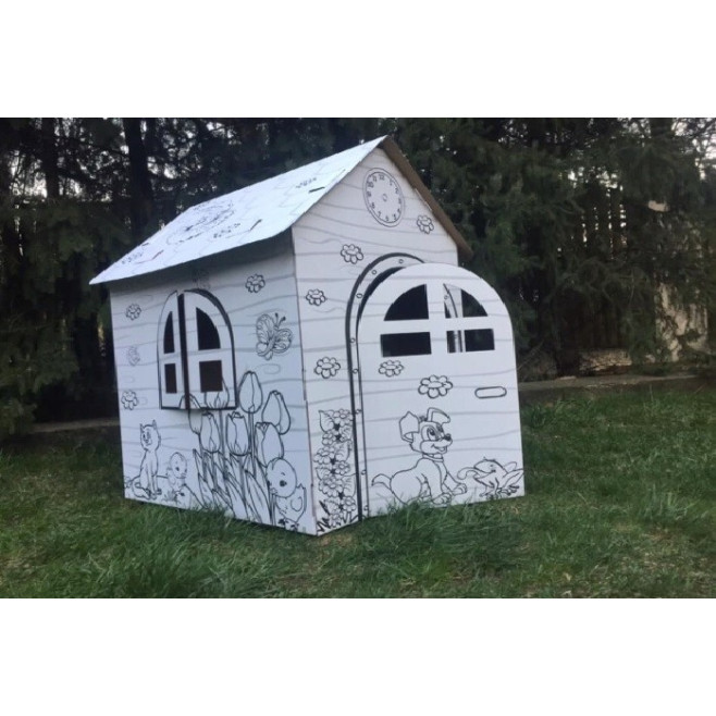 DOMEK DO KOLOROWANIA 99X68X78