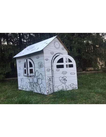 DOMEK DO KOLOROWANIA 99X68X78