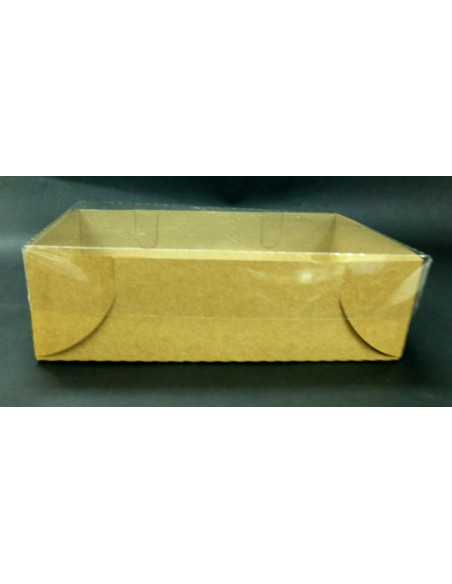 Pudełko z przezroczystym przykryciem 24 x 14 x 4 cm