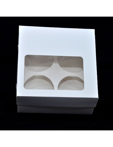 Kartonik na 4 muffiny 15 x 15 x 8 cm Kartonik na 4 muffiny 15 x 15 x 8 cm