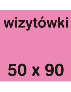 wizytówki 90 x 50 mm 100 szt. 
