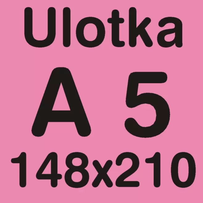 Ulotka A5  PAKIET 500 szt 4+4
