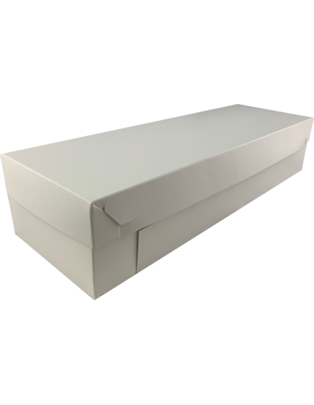 Pudełko BIAŁE na makowiec 40 x 13 x 7 cm