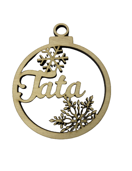 Drewniane Bombki - Tata