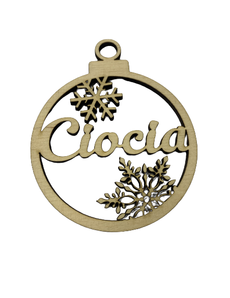 Drewniane Bombki - Ciocia