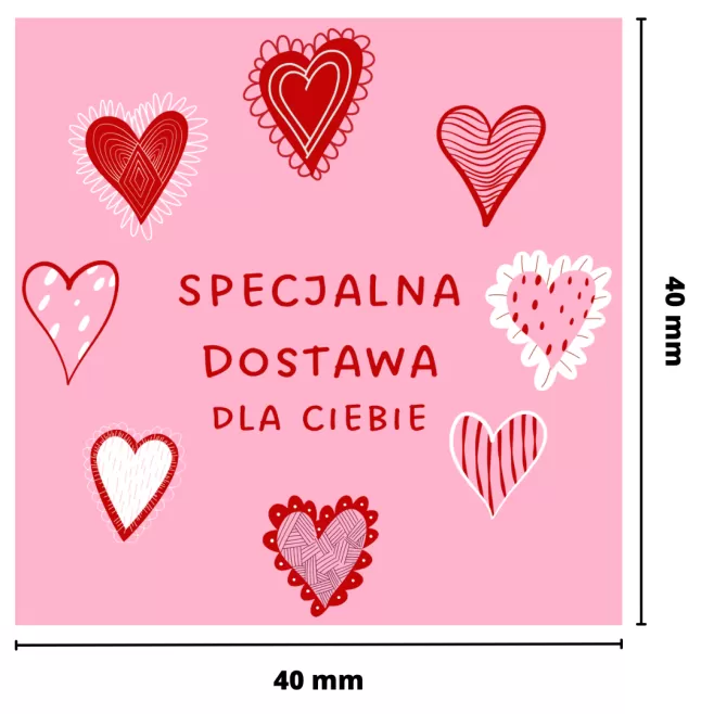 Etykieta specjalna dostawa