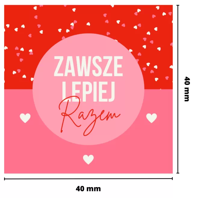 Naklejki walentynkowe