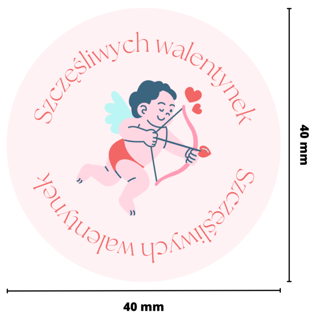 Naklejki walentynkowe