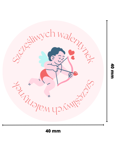 Naklejki walentynkowe