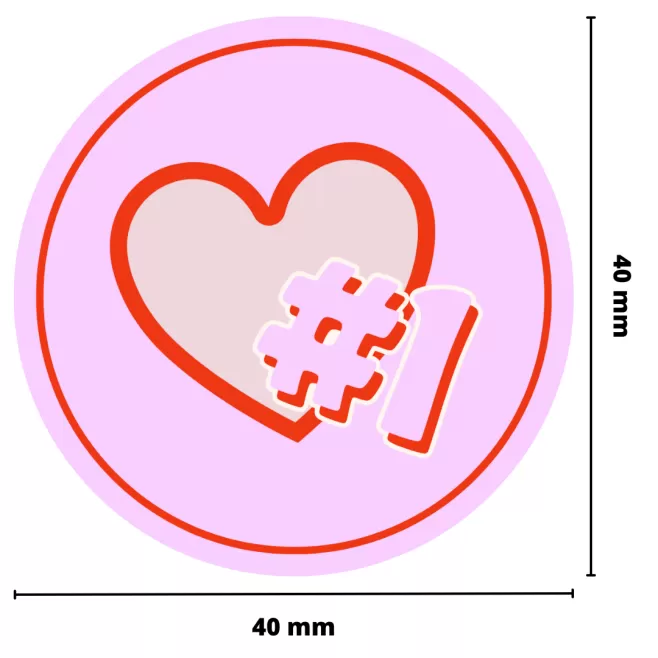 Naklejki walentynkowe