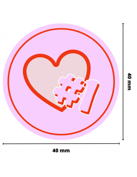 Naklejki walentynkowe