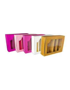 Kartonik do makaroników i pralin 22 x 16,5 x 5,5 cm ( 5 SZT )