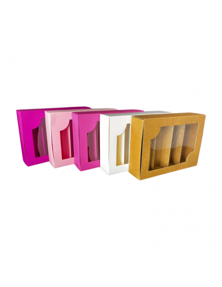 Kartonik do makaroników i pralin 22 x 16,5 x 5,5 cm ( 5 SZT ) Kartonik do makaroników i pralin 22 x 16,5 x 5,5 cm ( 5 SZT )