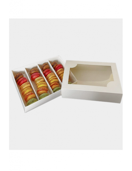 Kartonik do makaroników i pralin 22 x 16,5 x 5,5 cm ( 5 SZT ) Kartonik do makaroników i pralin 22 x 16,5 x 5,5 cm ( 5 SZT )