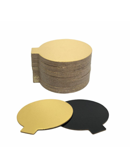 Podkładki pod monoporcje złote 5 cm - 200 szt Podkładki pod monoporcje złote 5 cm - 200 szt
