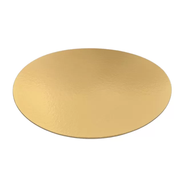 Podkład okrągły cienki złoty