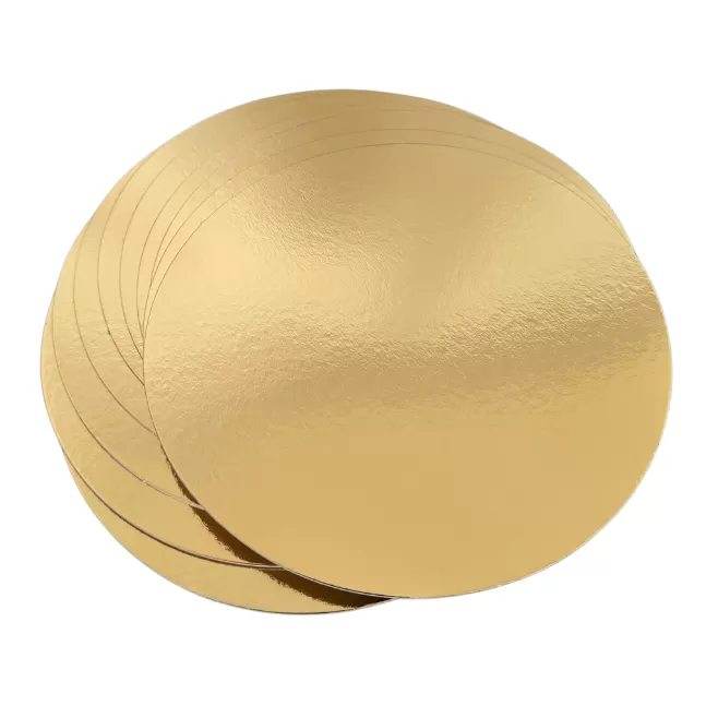 Podkład okrągły cienki złoty
