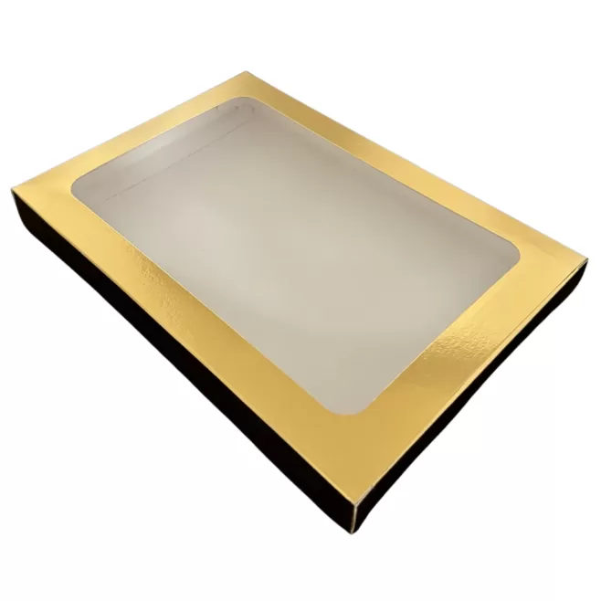 Kartonik do pierniczków 25 x 17 x 2 cm z okienkiem (5szt)