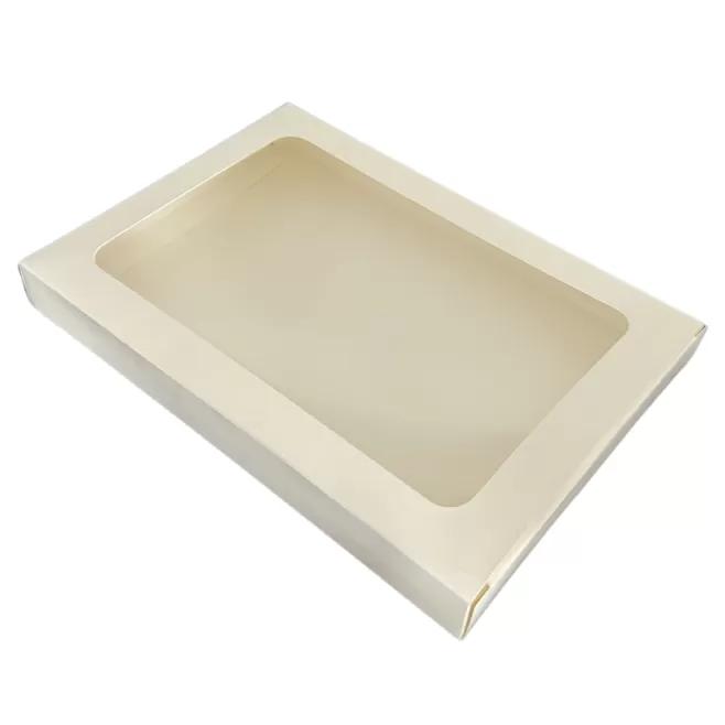 Kartonik do pierniczków 25 x 17 x 2 cm z okienkiem (5szt)