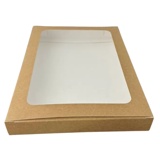 Kartonik do pierniczków 25 x 17 x 2 cm z okienkiem (5szt)