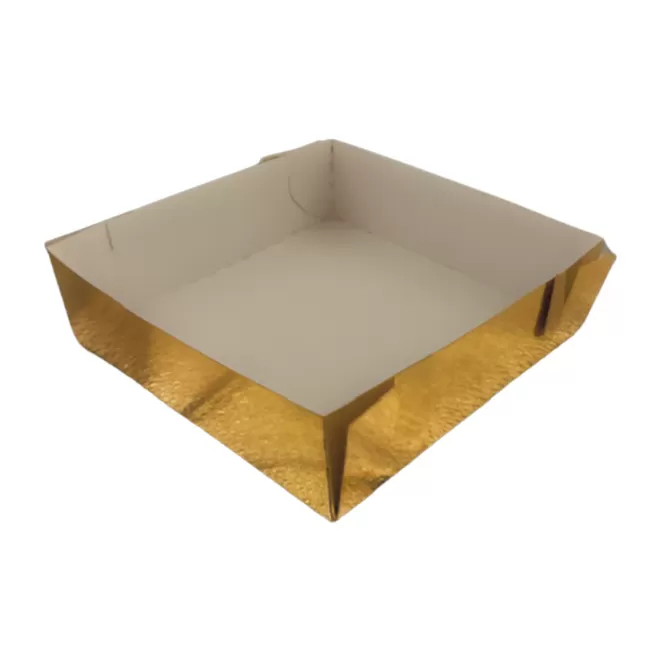 Pudełko z przezroczystym przykryciem 14 x 14 x 4 cm