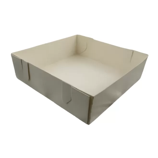 Pudełko z przezroczystym przykryciem 14 x 14 x 4 cm