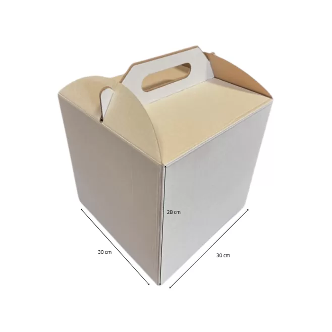 Karton z rączką na tort