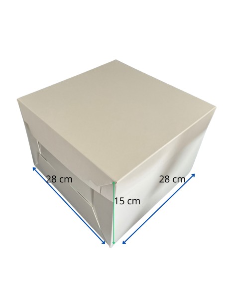 Opakowanie na ciasto 28 x 28 x 15 cm (5szt) Opakowanie na ciasto 28 x 28 x 15 cm (5szt)
