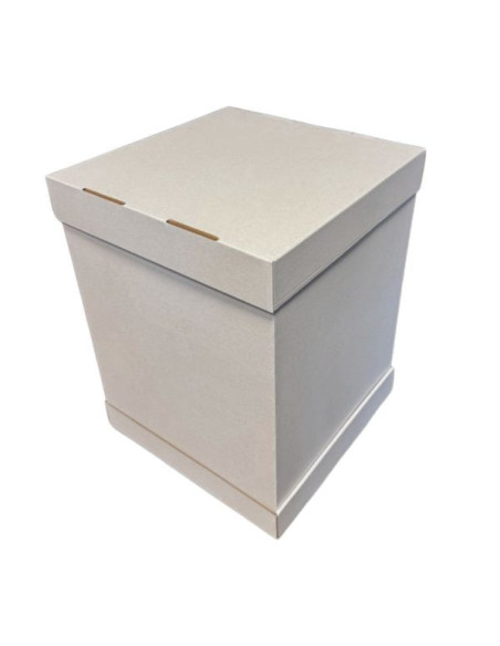 Karton na tort piętrowy 32 X 32 X 45 cm Białe 5szt