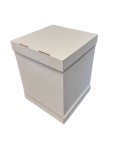 Karton na tort piętrowy 32 X 32 X 45 cm Białe 5szt