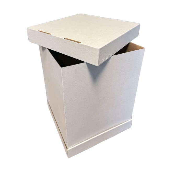 Karton na tort piętrowy 32 X 32 X 45 cm Białe 5szt