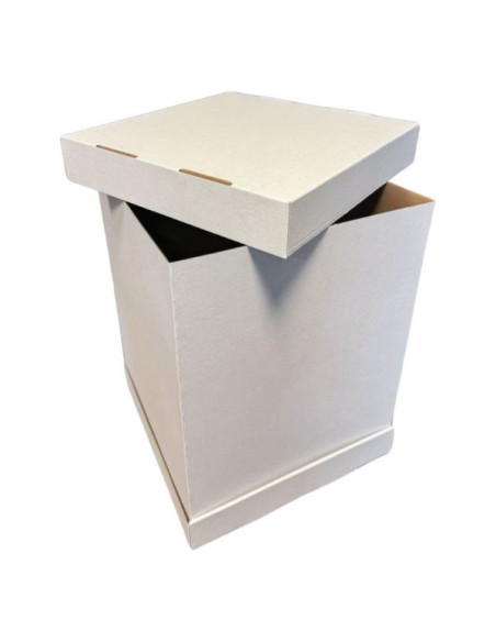 Karton na tort piętrowy 32 X 32 X 45 cm Białe 5szt