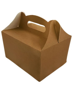 Pudełko walizeczka EKO brązowa 18 x 14 x 10 cm – kraft na ciasto