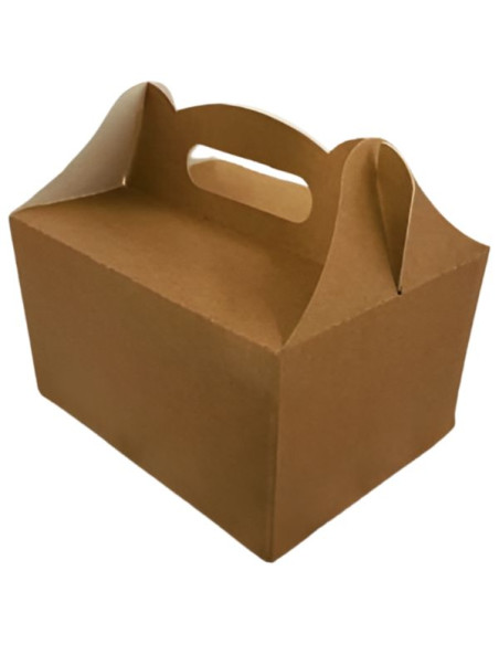 Pudełko walizeczka EKO brązowa 18 x 14 x 10 cm – kraft na ciasto