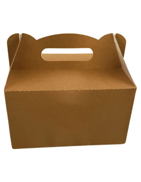 Pudełko walizeczka EKO brązowa 18 x 14 x 10 cm – kraft na ciasto